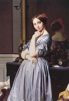Jean Auguste Dominique Ingres Portrait of Vicomtesse Louise-Albertine d'Haussonville (mk04) France oil painting art